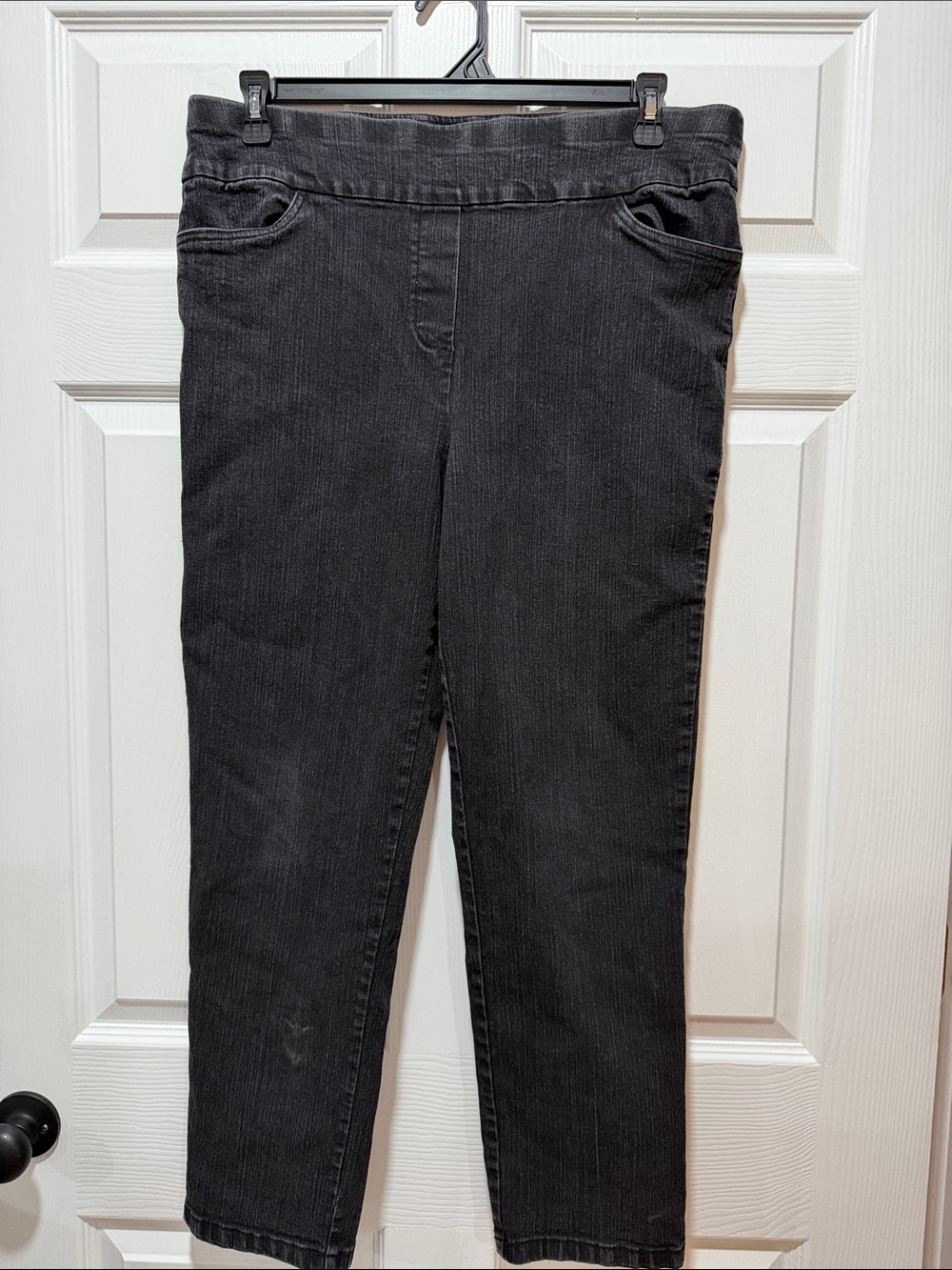 Alfred Dunner Black Skinny Jeans for Women